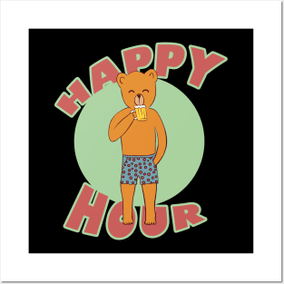 Happy hour Posters and Art